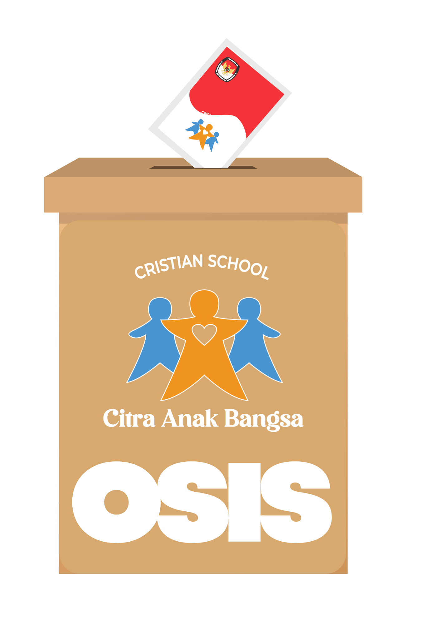 Ilustrasi Tangan Memasukkan Surat Suara